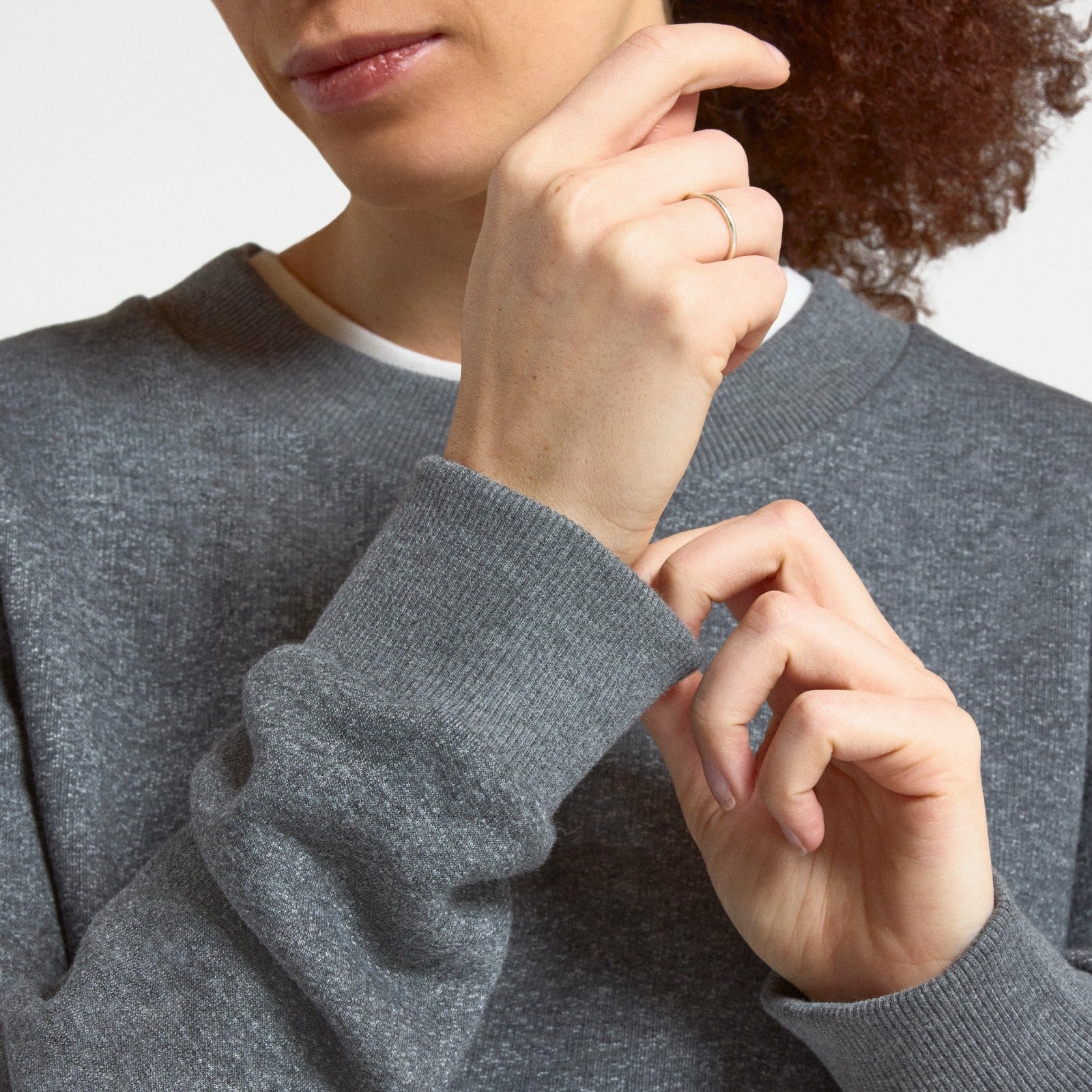 Merino Blend Sweatshirt - Discount Offer